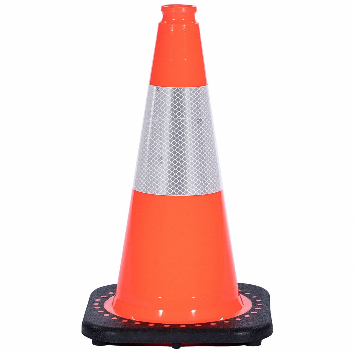 Jbc Safety Plastic Inc Traffic Cone, 3 Lb., Orange Cone Color (RS45015C3M6)