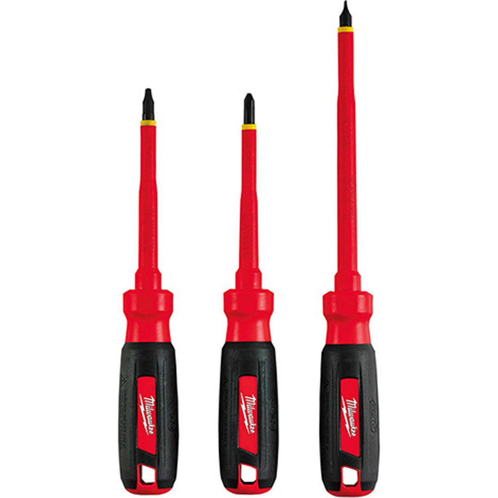 Milwaukee Tool 48-22-2202 3 Pc. 1000V Insulated Screwdriver Set