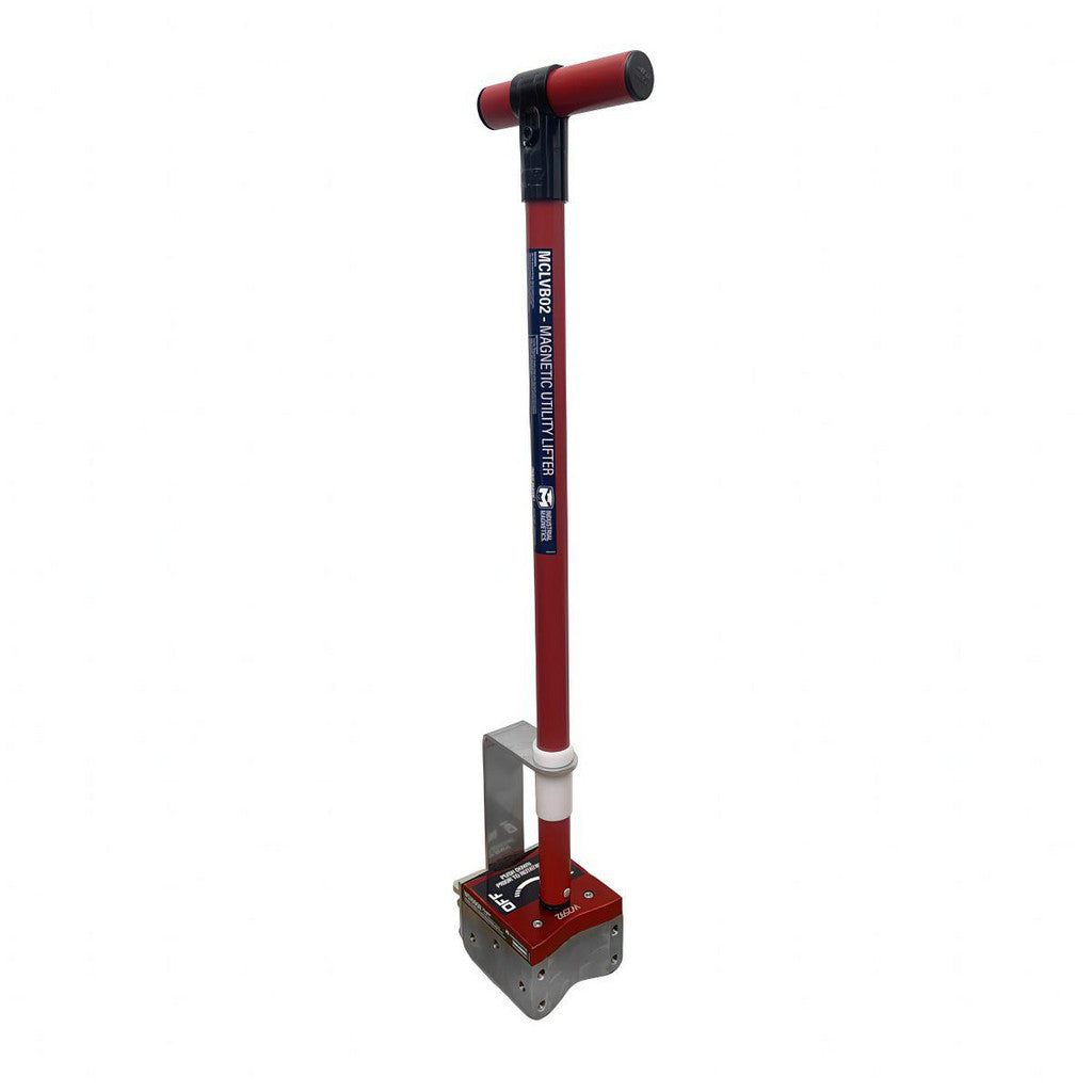 Mag-Mate MCLVB02 Magnetic Lifter: 75 lb Capacity, Locking On & Off Handle