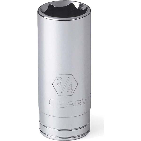 GEARWRENCH 80774 Deep Hand Socket: 1/2" Drive, 9/16" Socket, 12-Point