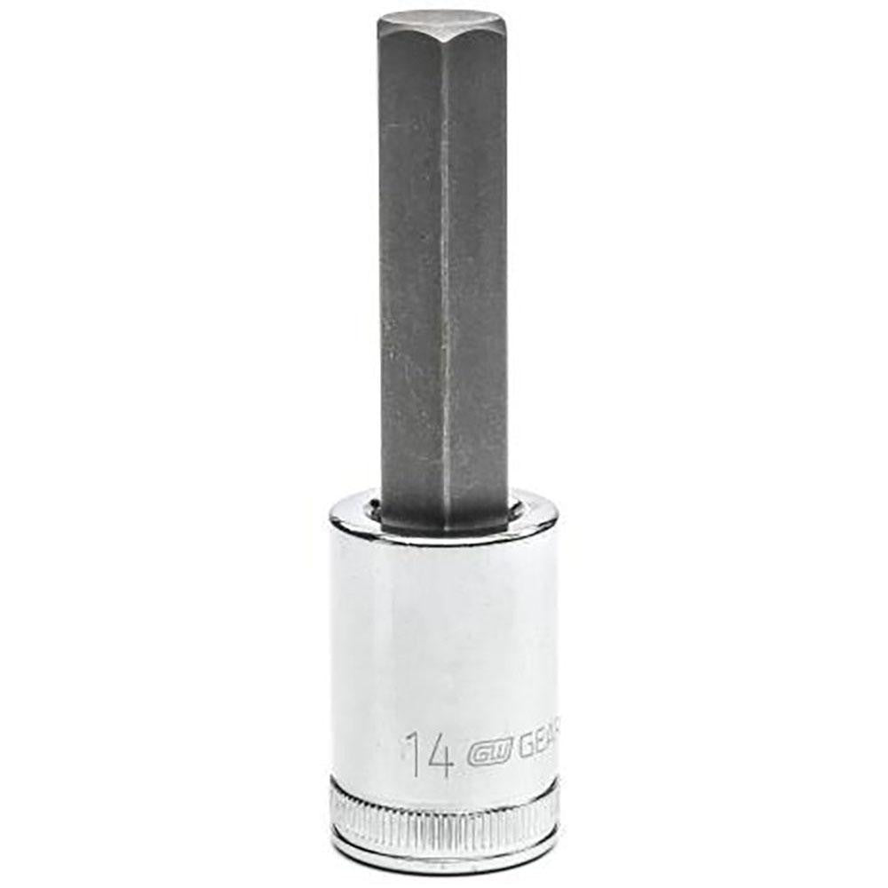 GEARWRENCH 82575 Hand Hex Bit Socket: 1/2" Drive, 14 mm Hex
