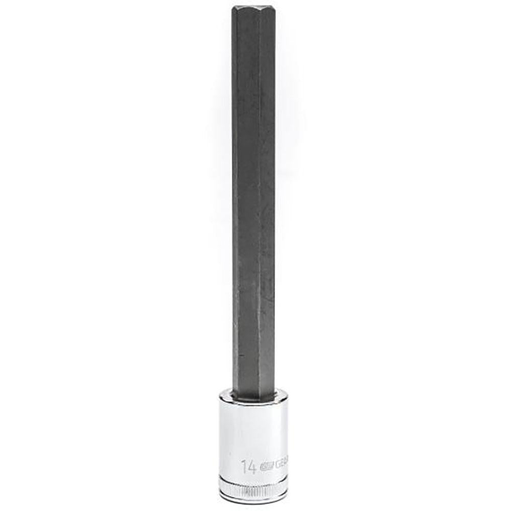 GEARWRENCH 82583 Hand Hex Bit Socket: 1/2" Drive, 14.00 mm Hex