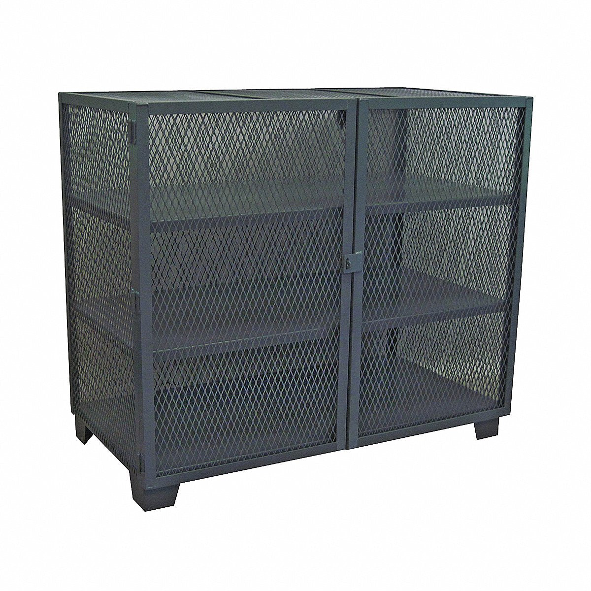 Jamco Shelving Cabinet, 54" H, 48" W, Black, 54" (MC348BL)