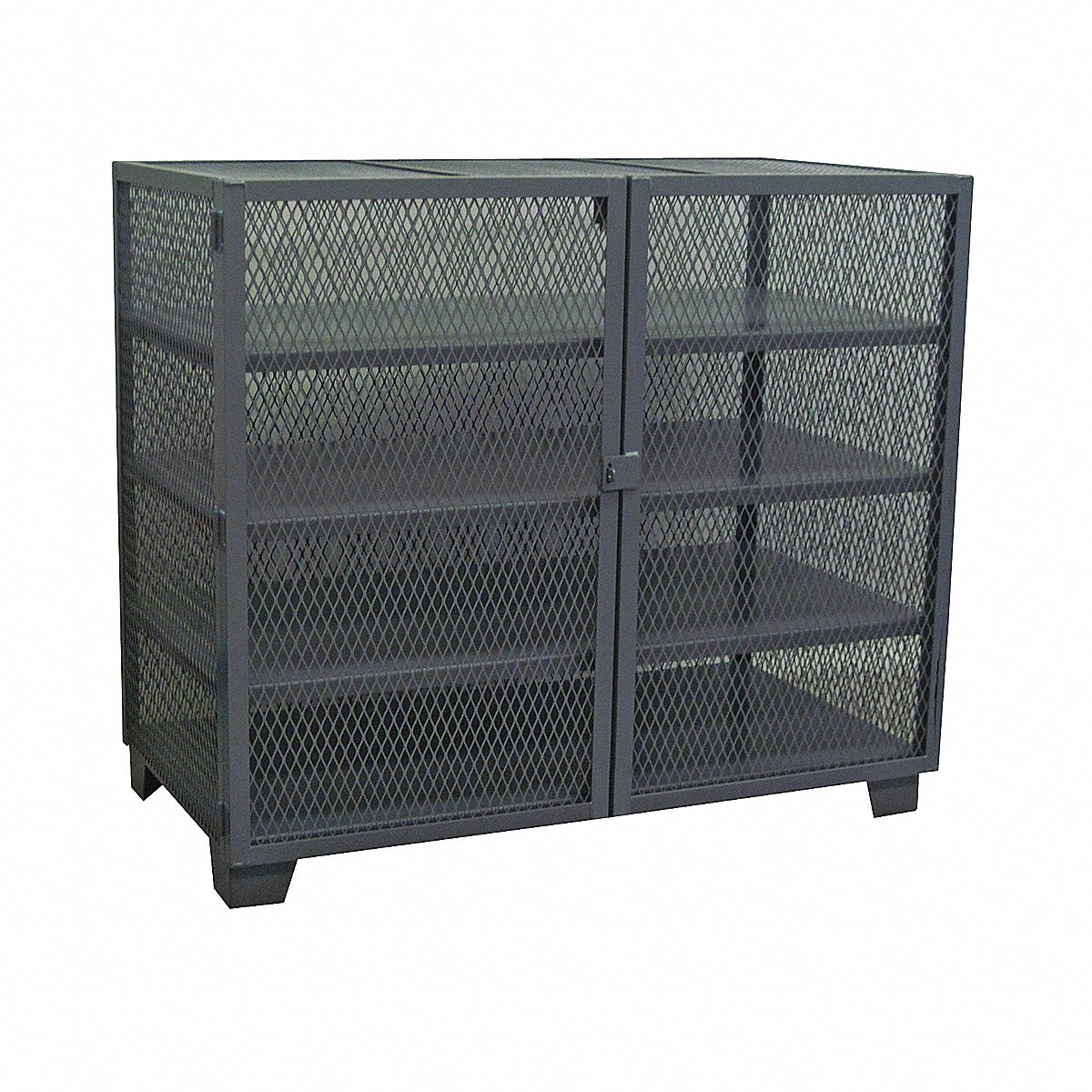 Jamco Shelving Cabinet, 54" H, 72" W, Black, 54" (MD472BL)