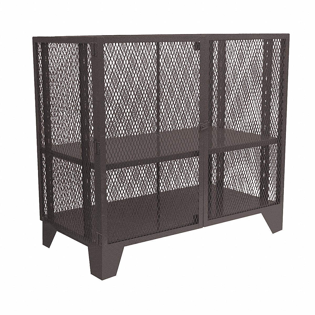 Jamco Shelving Cabinet, 54" H, 72" W, Black, 54" (MF472BL)