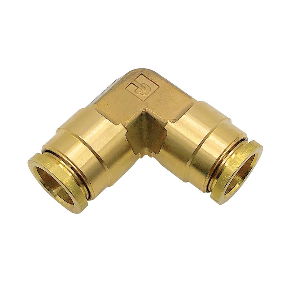 Parker 165PTC-6 Push-to-Connect x Push-to-Connect Union Elbow: 3/8" Tube OD