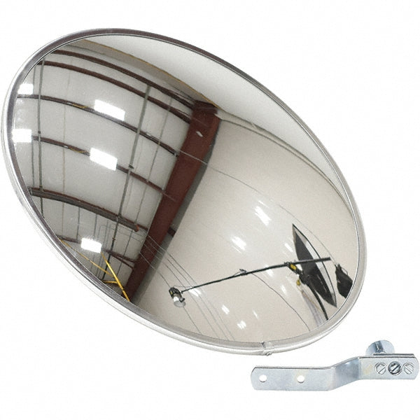 Vestil CNVX-18 Acrylic Convex Indoor Mirror: 18 In. Diameter 20+ Ft. Viewing Distance Width Silver
