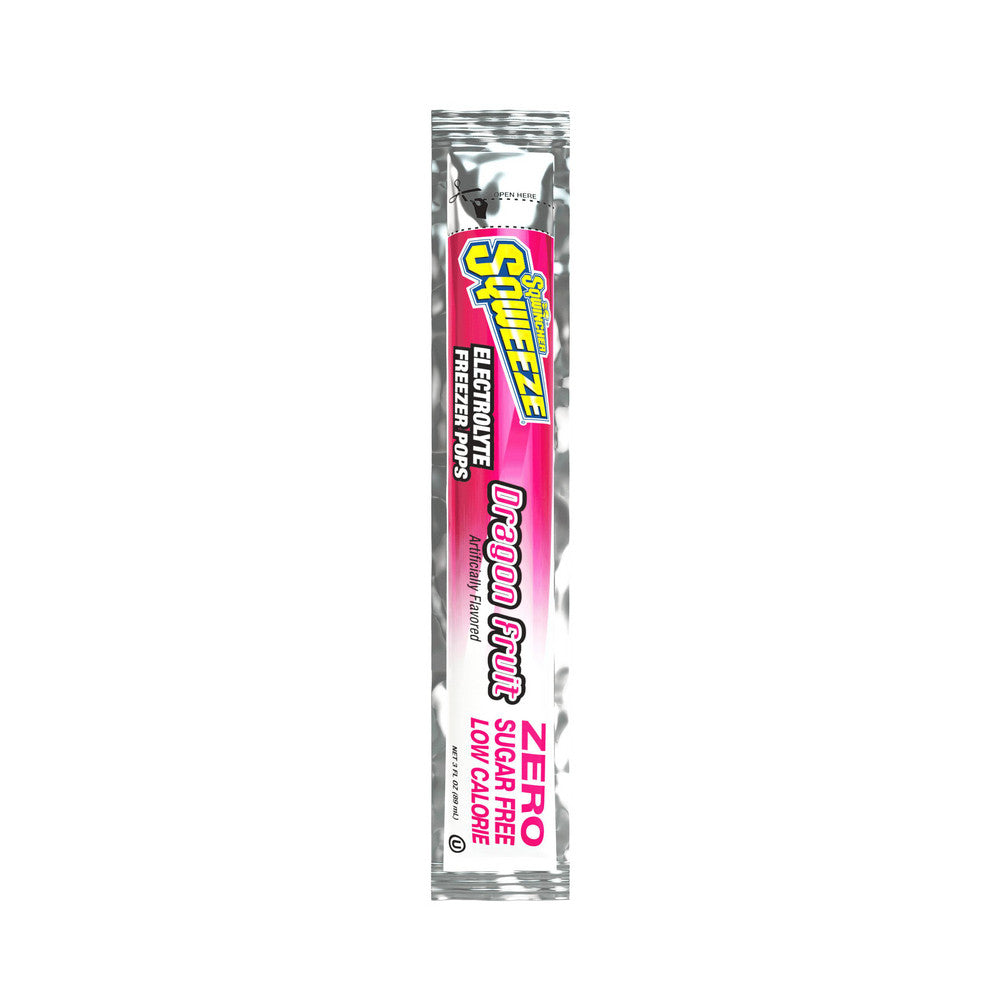 Sqwincher Freeze Pop: 3 oz Packet, Assorted Flavors, Sugar Free, Frozen Liquid, Yields 3.00 oz - 159200231