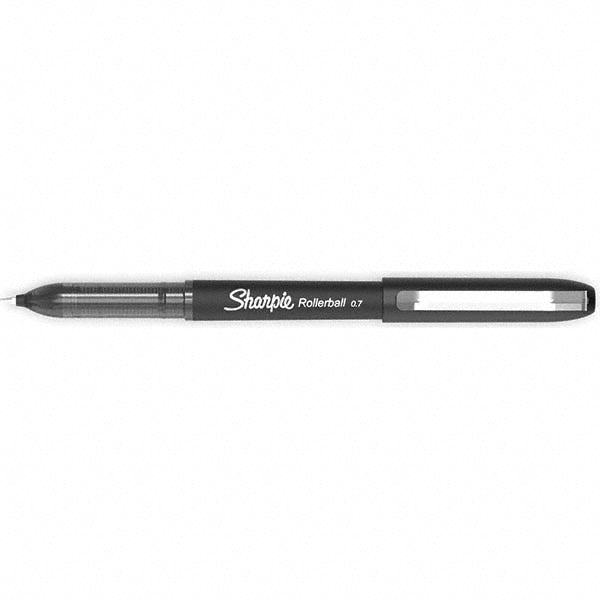 Sharpie 2101305 Roller Ball Pen: 0.7 mm Tip, Black Ink