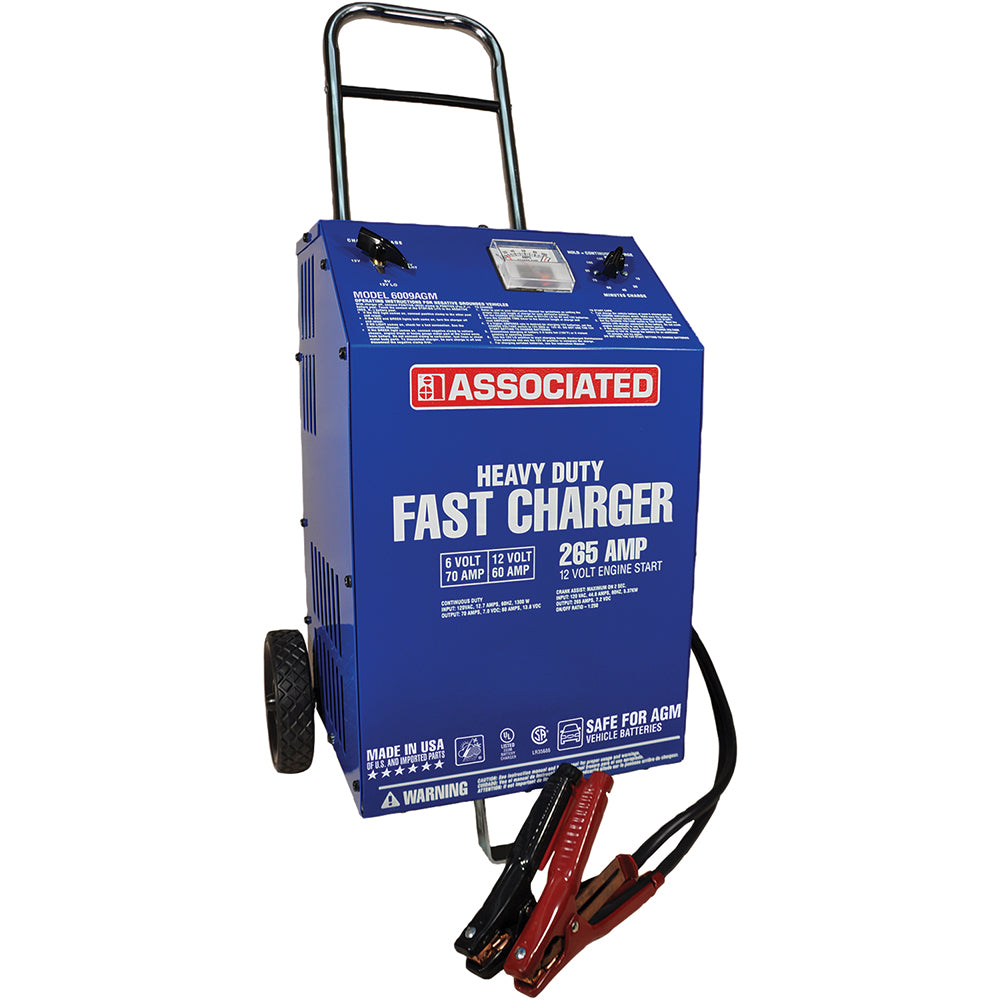 Associated Equipment 6009AGM Automatic Charger/Engine Starter: 6 & 12VDC