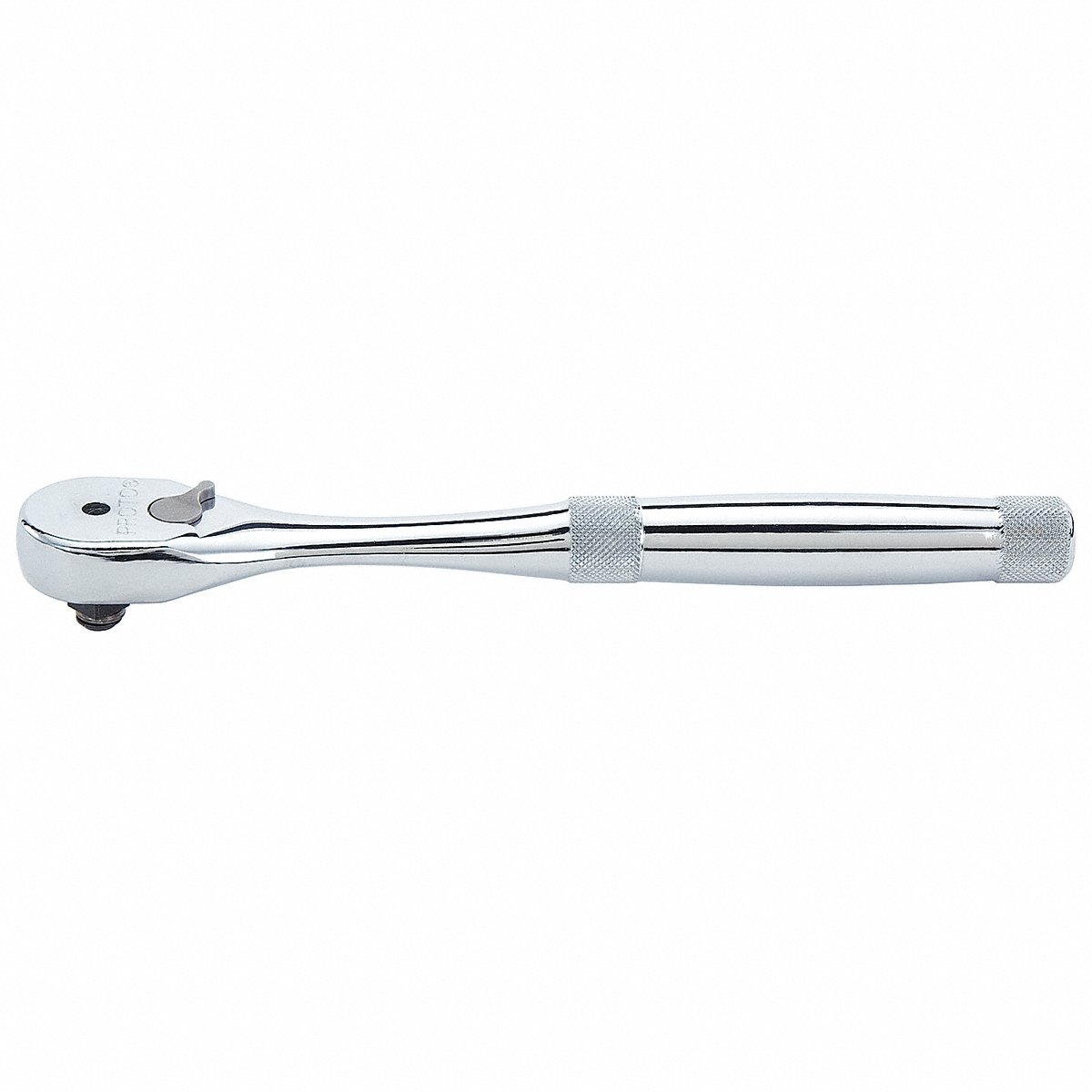 Proto Hand Ratchet, 5 1/2 In, Chrome, 1/4 In, 2 in (J4749XLHS)