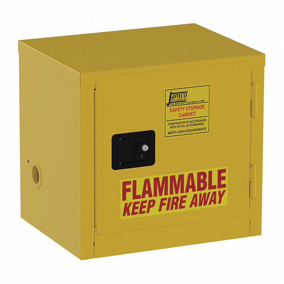 Jamco Flammable Safety Cabinet, 6 Gal., Yellow (BJ06YP)