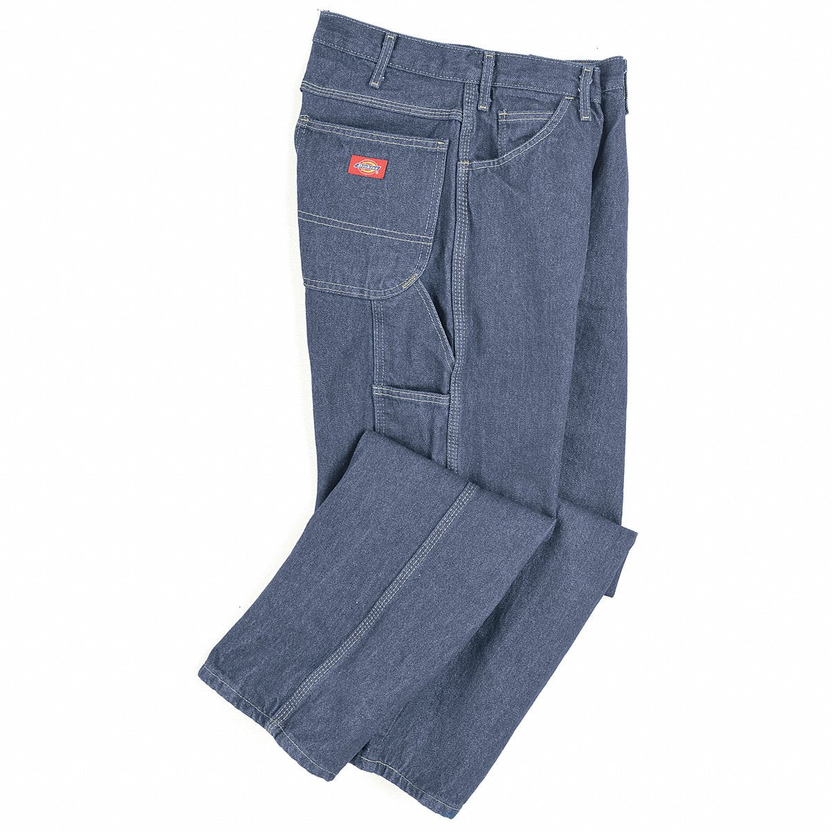 Dickies Carpenter Jeans, Cotton, 14Oz, Indigo, 34X32 (LU20RB 34 32)