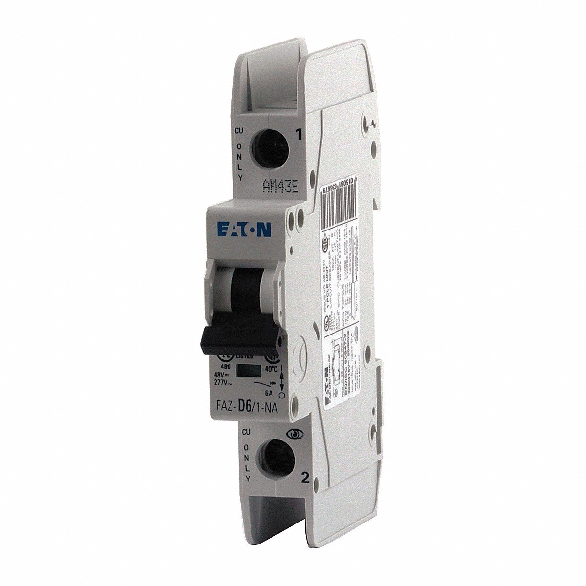 Eaton IEC Mini Circuit Breaker 15 A 1 P 277/480 V (FAZ-C15/1-NA-SP)