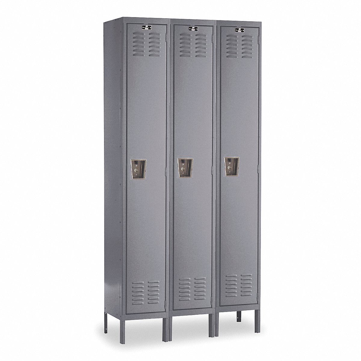 Hallowell G 3751 Locker 1 x 3 Locker Drk Gry 78 x 45 x 15 Unassembled (U3558-1HG)
