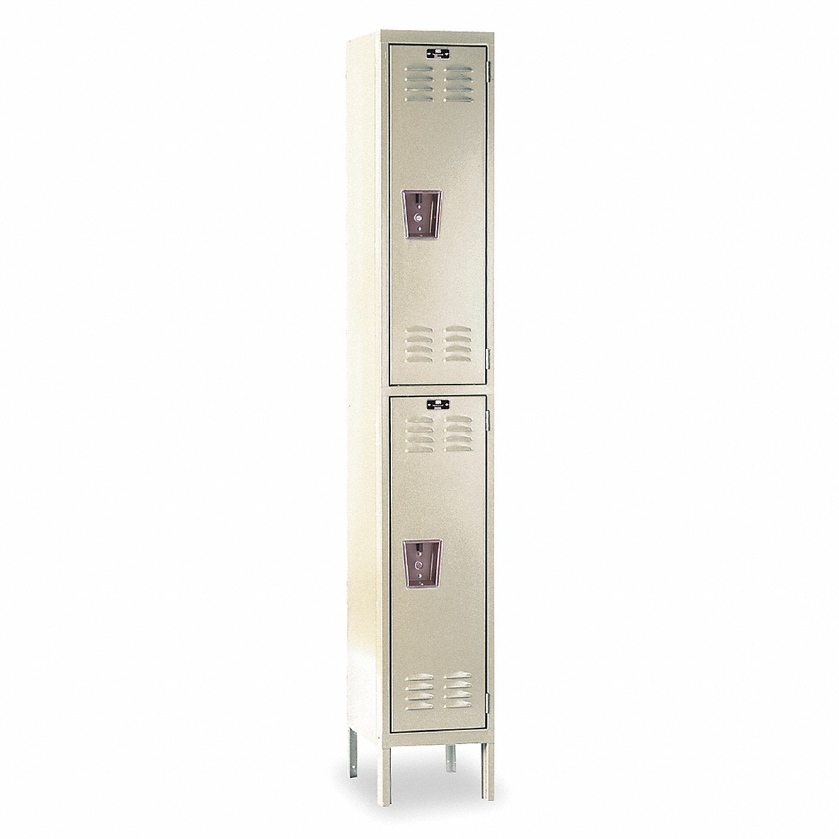 Hallowell G 3764 Wardrobe Locker 2 x 1 Locker Tan 66 x 12 x 18 Assembled (U1286-2A-PT)