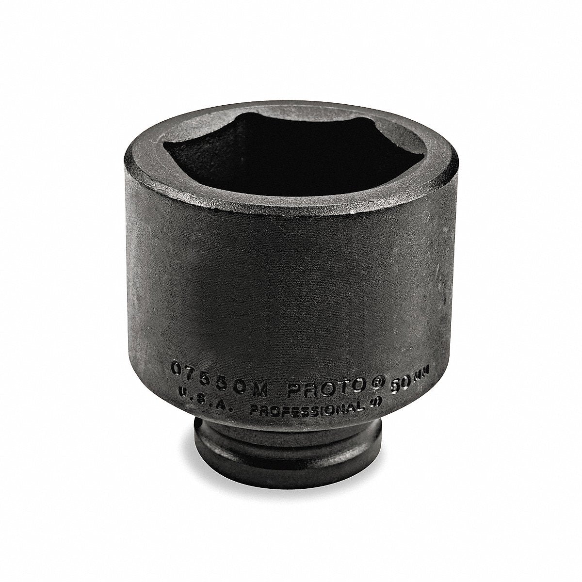 Proto Impact Socket, Steel, 6-Point, 36 mm Black Oxide 0.75 in (J07536M)