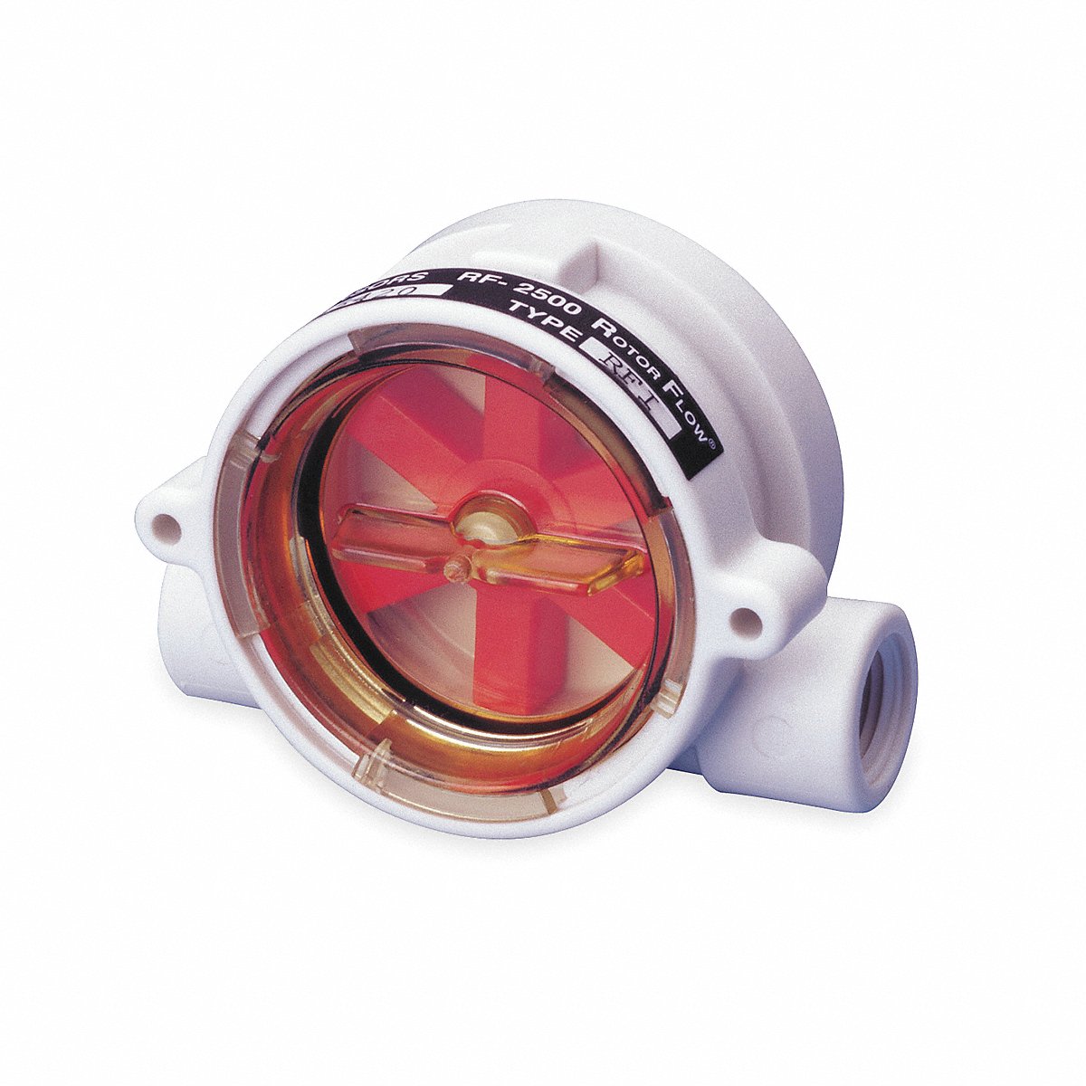 Gems Sensors Flow Rate Indicator, Rotor, 20 Gpm, 1/2 In., 2 in (RFI  155480)
