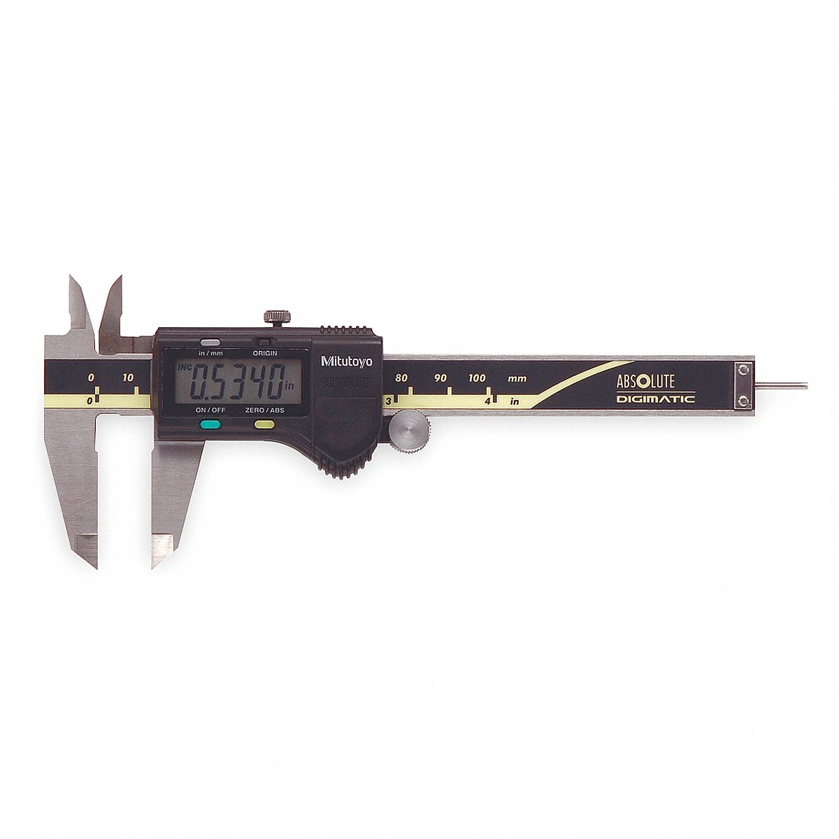 Mitutoyo Absolute Digital Caliper, 0 To 4 In, 4 In (500-195-30)