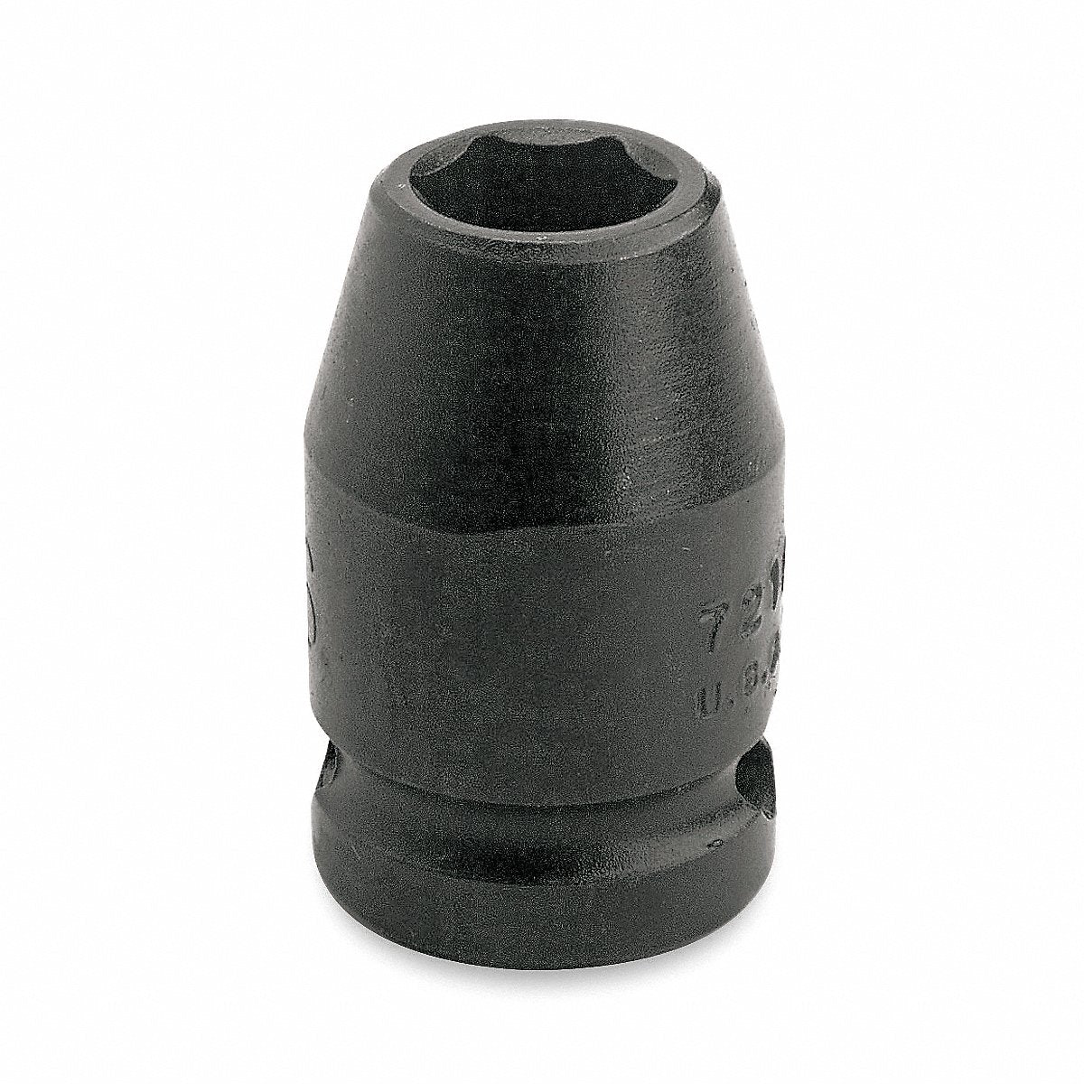 Proto Impact Socket, Steel, 6-Point, 19 mm Black Oxide 0.5 in (J7419M)