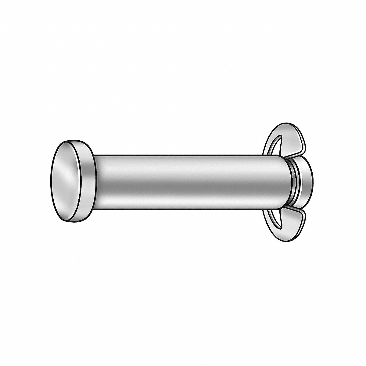 Stainless Steel Grooved Clevis Pin, 1/4" x 2-1/4" (WWG-CLPGSRR-050)