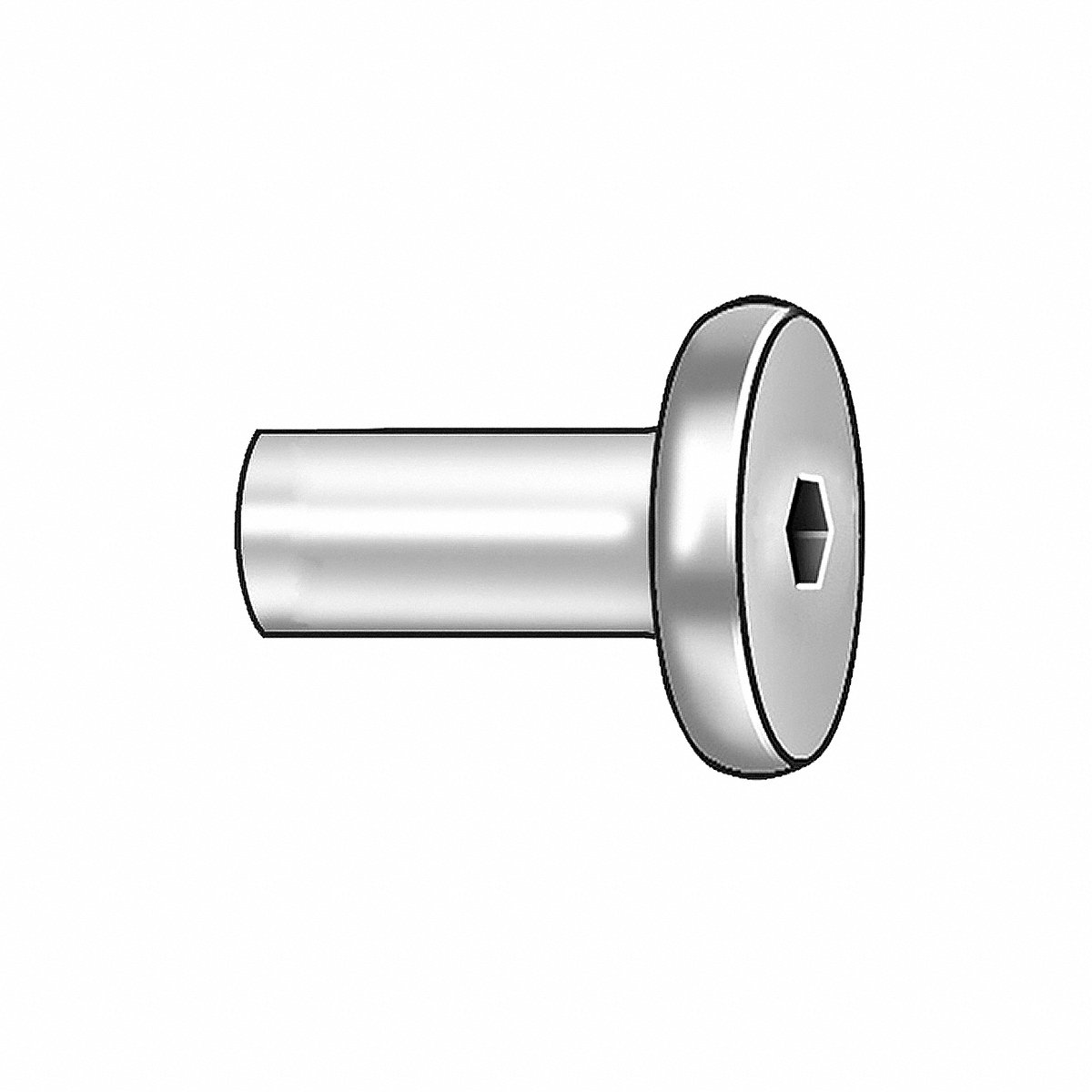 Accurate MFG Products Group Connect Nut 17 mm L Zinc 1/4 -20 PK10 (Z4456-ZN)