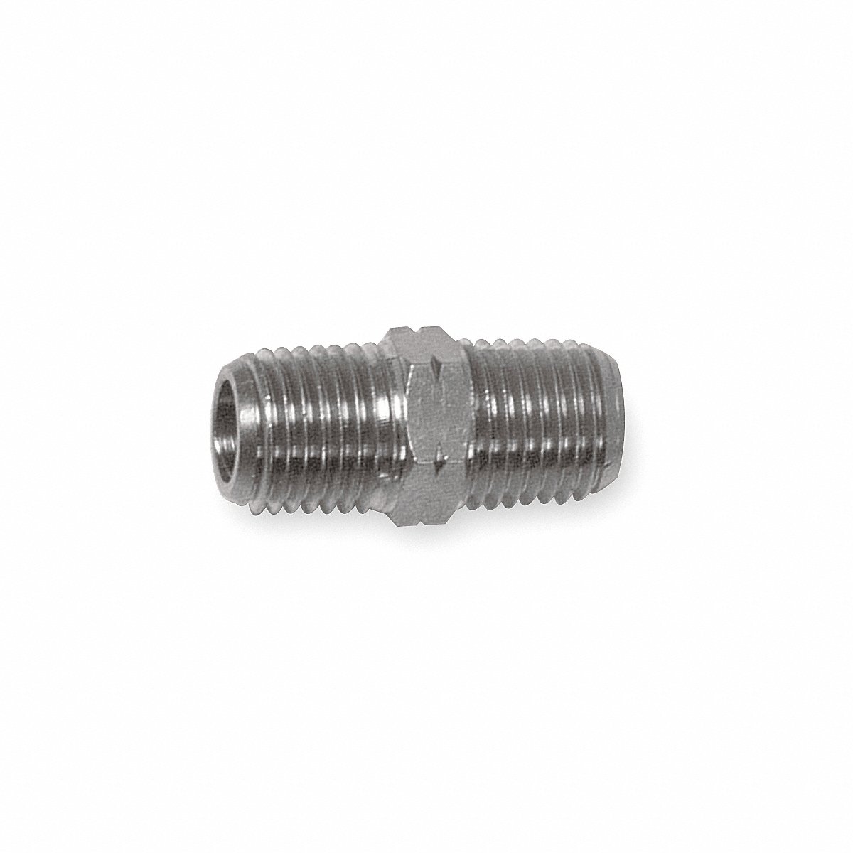 Aignep USA Hex Nipple Nickel-Plated Brass 1/2 in (82200N-08)
