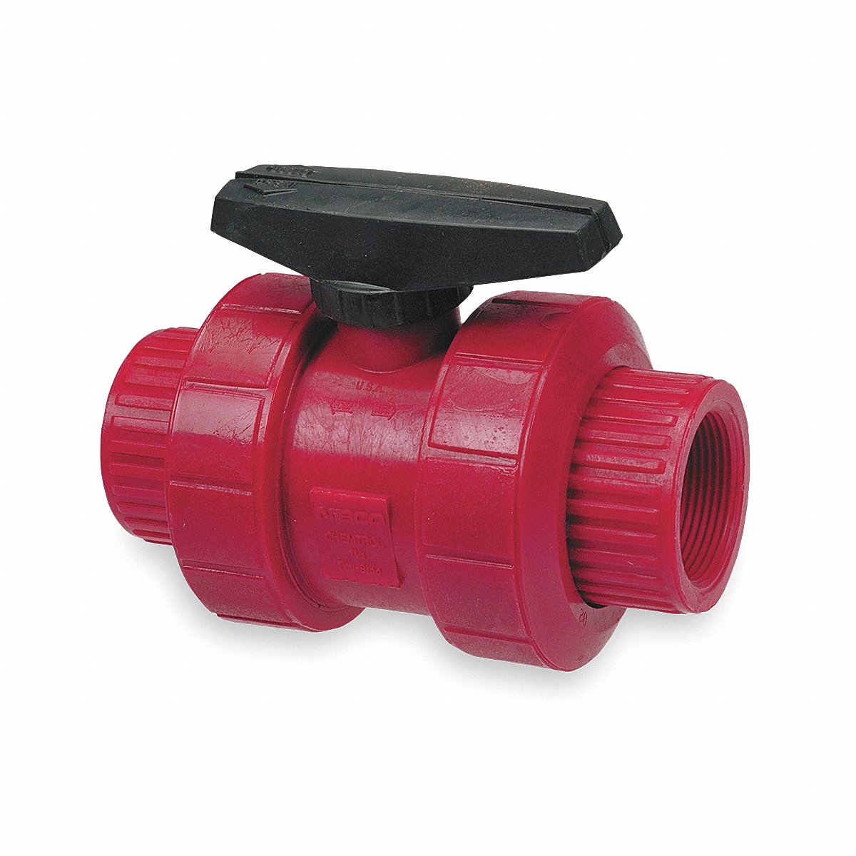 Chemtrol Manual 2-Way Ball Valve NPT PVDF (T65TB-V 2)