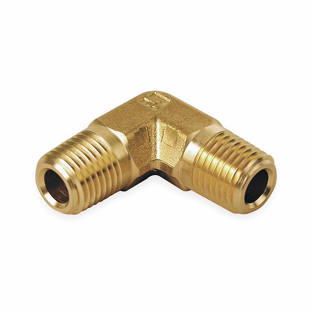 Parker 90 Elbow Brass 1/2 in Pipe Size MNPT (8-8 ME-B)