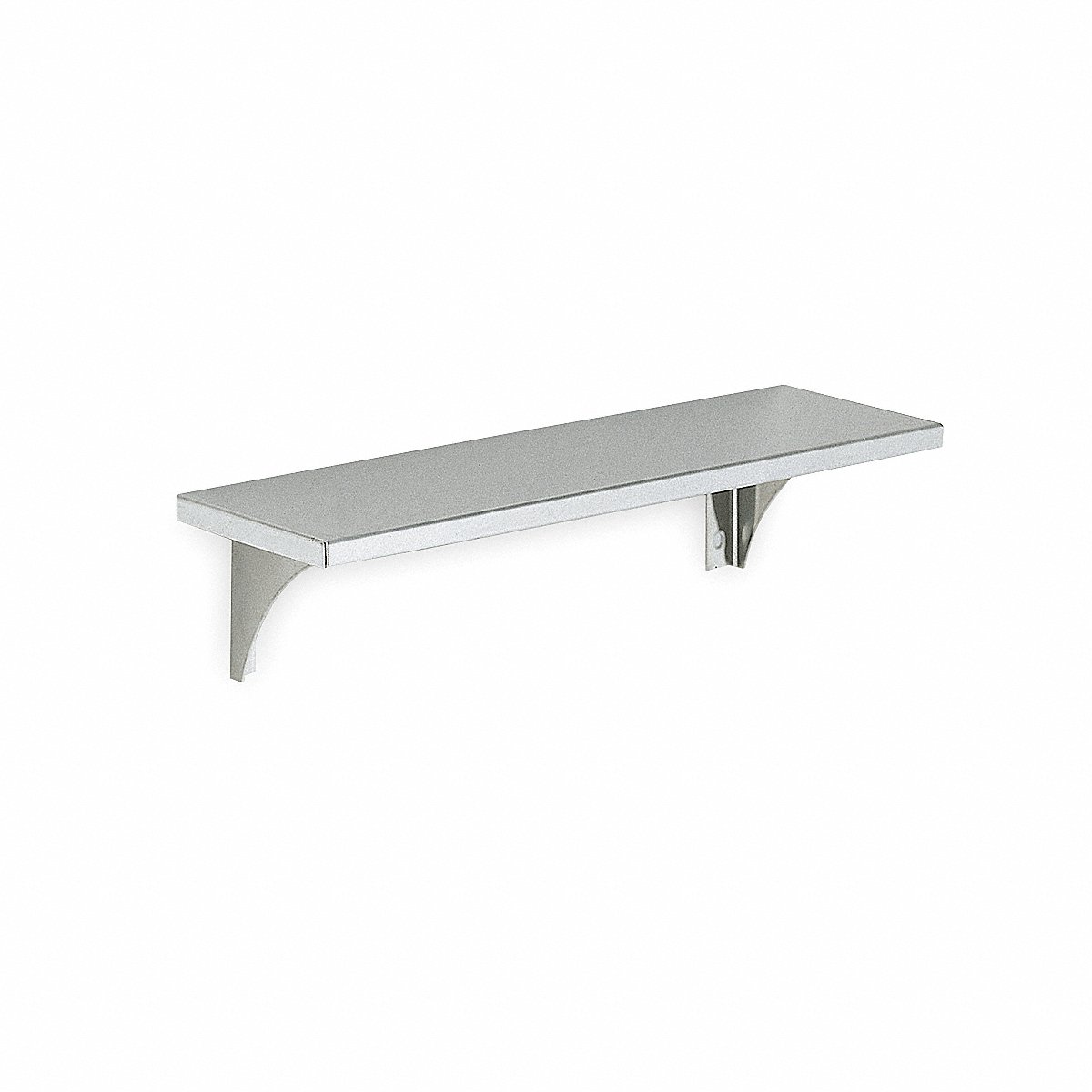 Plumbing Utility Shelf Stainless Steel 36 in Overall W Satin (4WMK5)