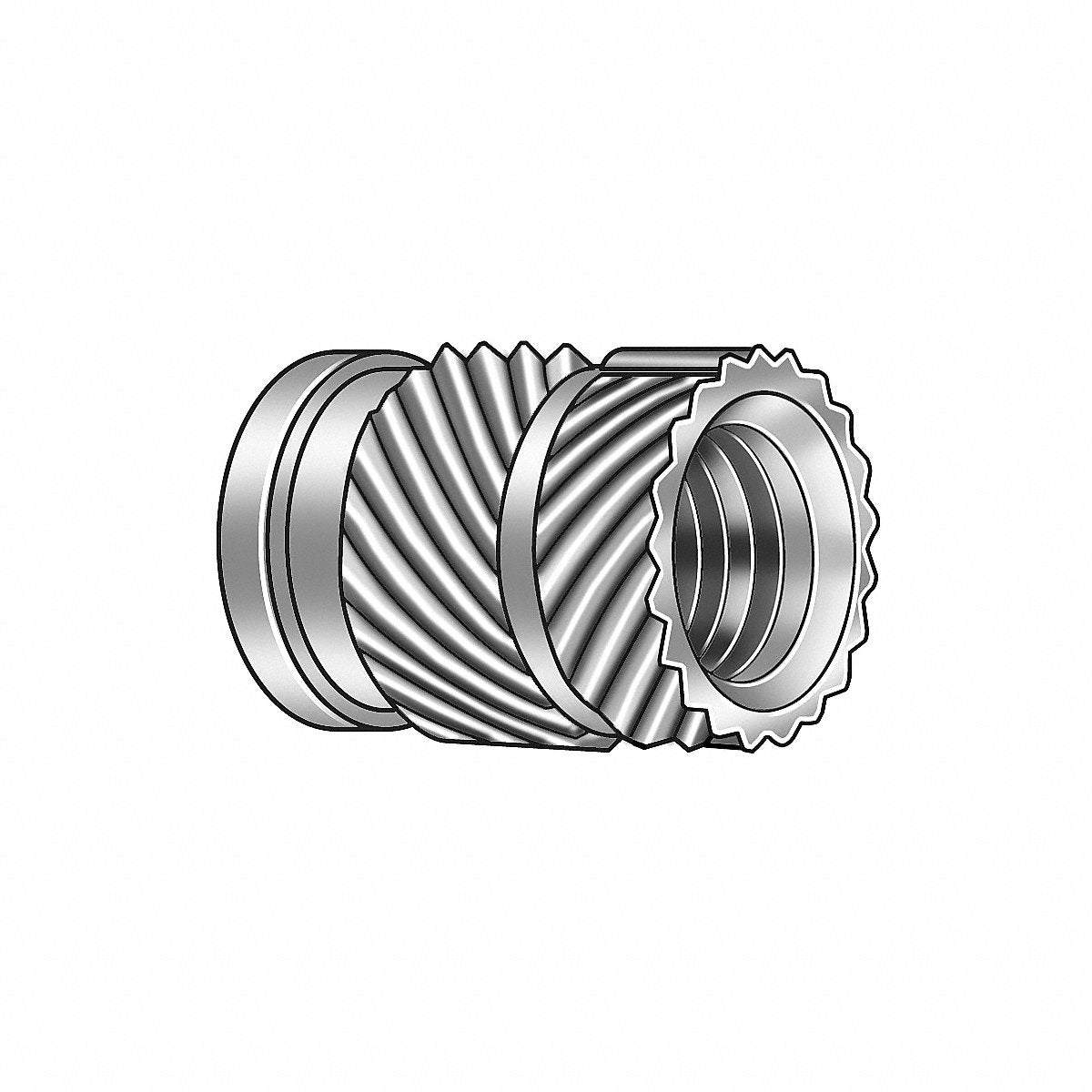 E-Z Lok Ultrasonic Insert 6-32 Straight PK100 (HI-006-WH-PK100)