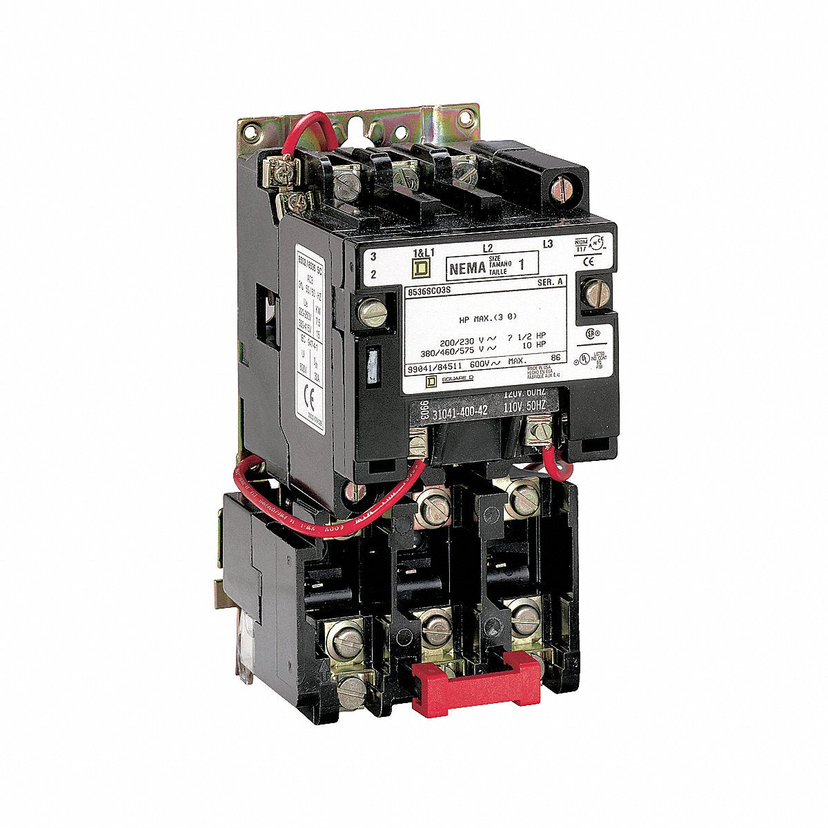 Square D Magnetic Motor Starter Thermal 208 V AC (8536SDO1V08)