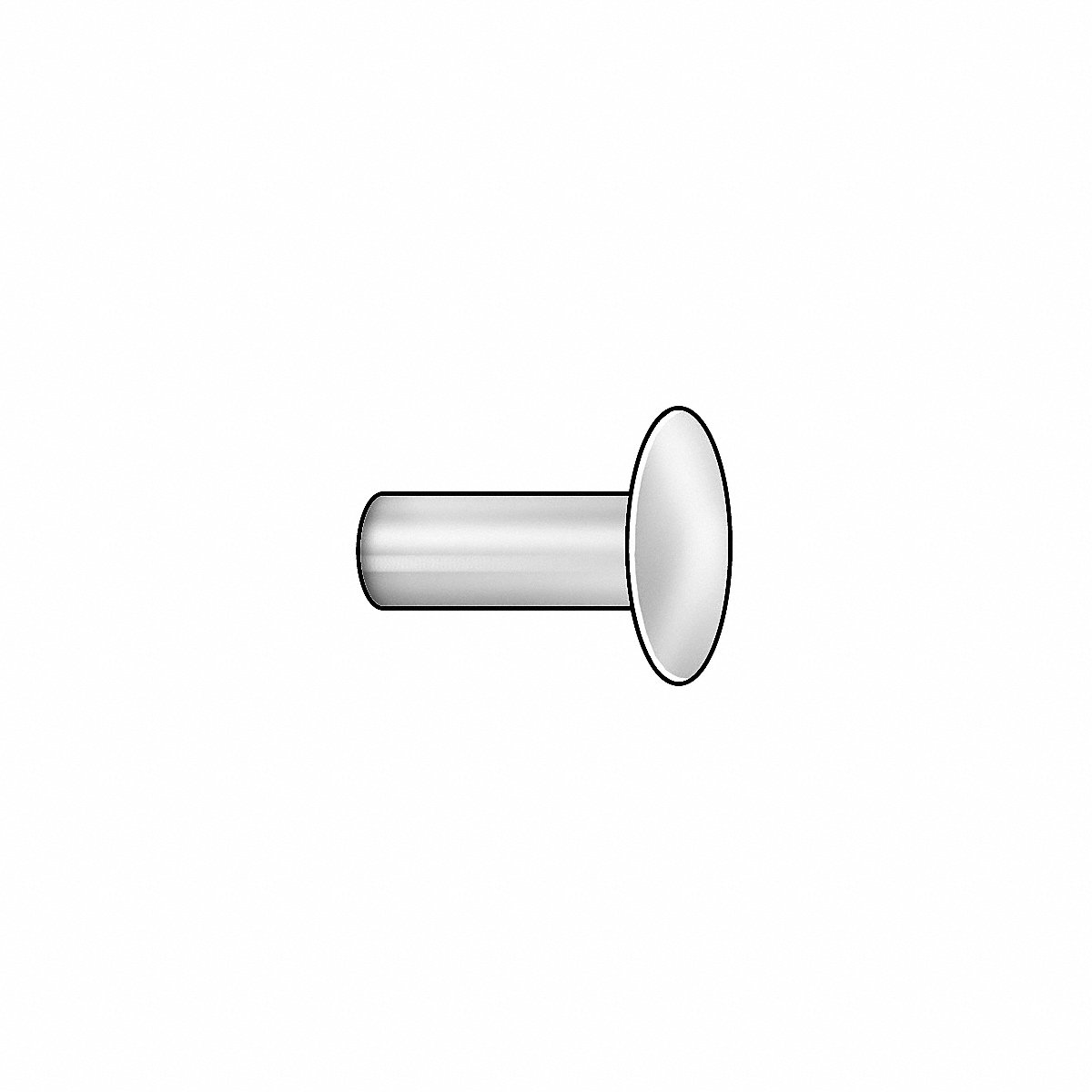 Semi-Tubular Rivet 5/16 L PK100 (1HBP9)