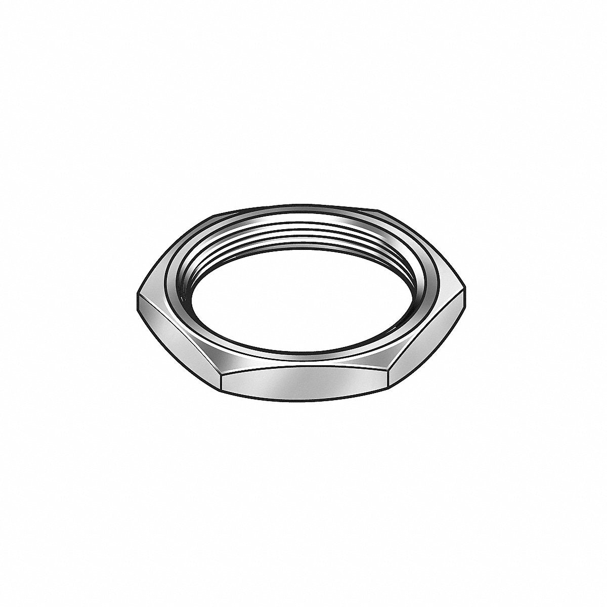 Accurate MFG Products Group PnlNt Hex Steel 5/8 x 3/32 in 15/32 -32 2 PK (Z0190)