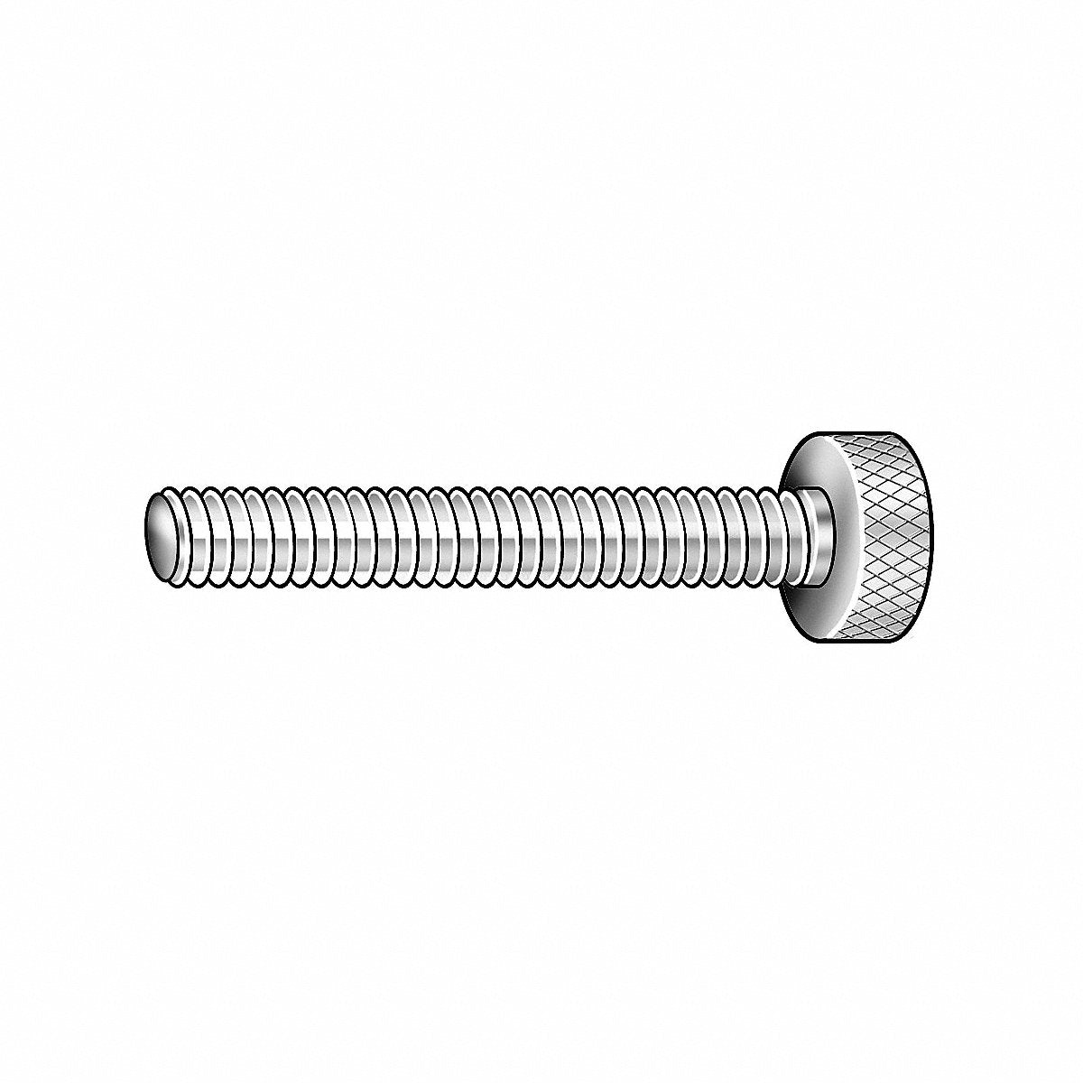 Accurate MFG Products Group Thumb Screw 1/4 -28 Full Thread 1.5 L (Z0683)