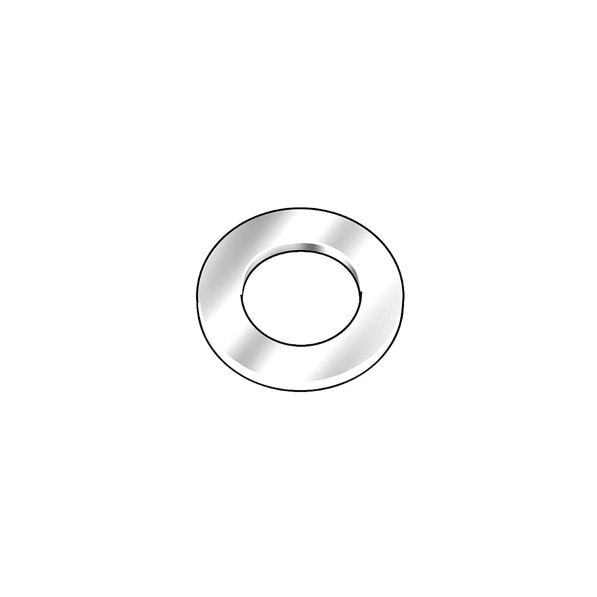 Accurate MFG Products Group Flat Washer Plain M 14 PK5 (Z8814SS)