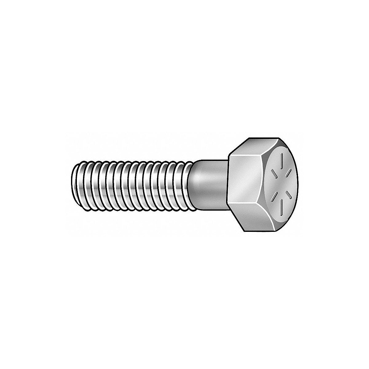Keep-fill Hex Head Cap Screw Steel 2.5 1/2 -13 10 PK (UST235818)