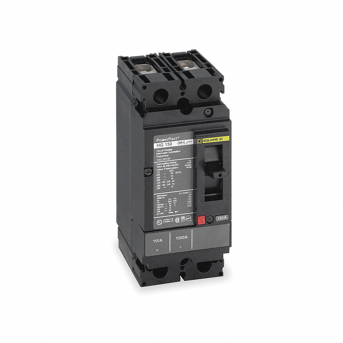 Square D Circuit Breaker 80 A 2 P 600 VAC HD (HDL26080)