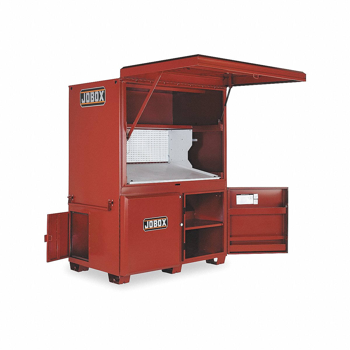 Crescent Jobox Jobsite Cabinet, Brown, 42X80X63 In, 1Pk, 63 IN (1-674990)