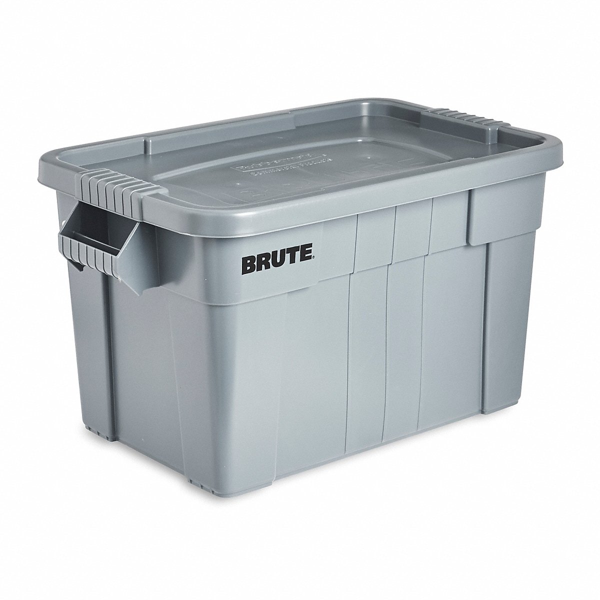 Rubbermaid Commercial Products Storage Tote, Gray, Solid, Plastic (FG9S3100GRAY)