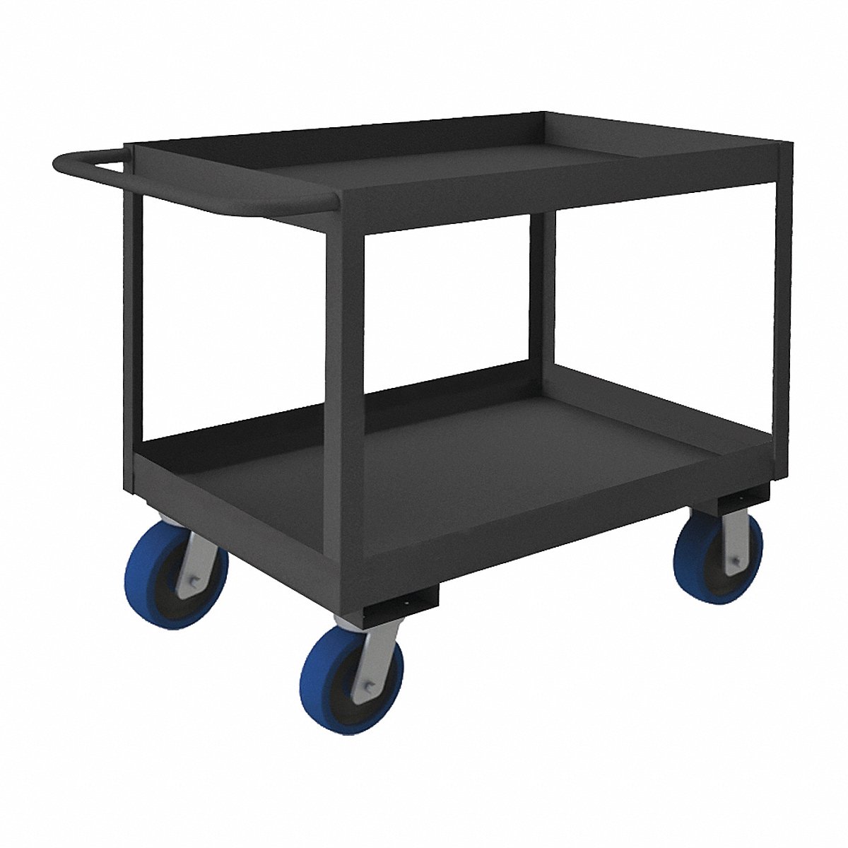 Durham Mfg Co Utility Cart, 3, 600 Lb, Steel (RSC3-2448-2-3.6K-6PU-95)