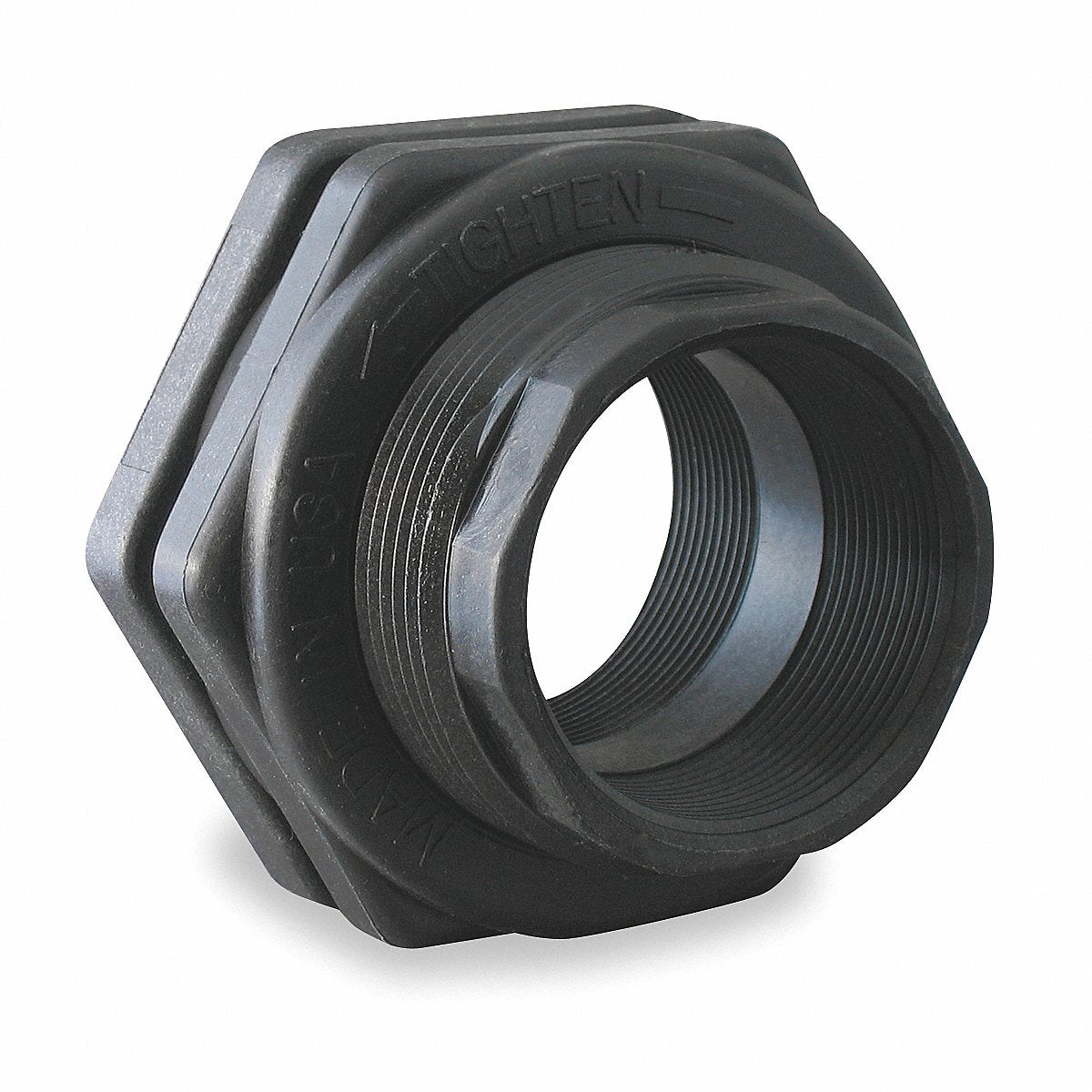 Banjo Bulkhead Tankfitting, Epdm, 4 11/16"L, Poly, 16" (TF300)