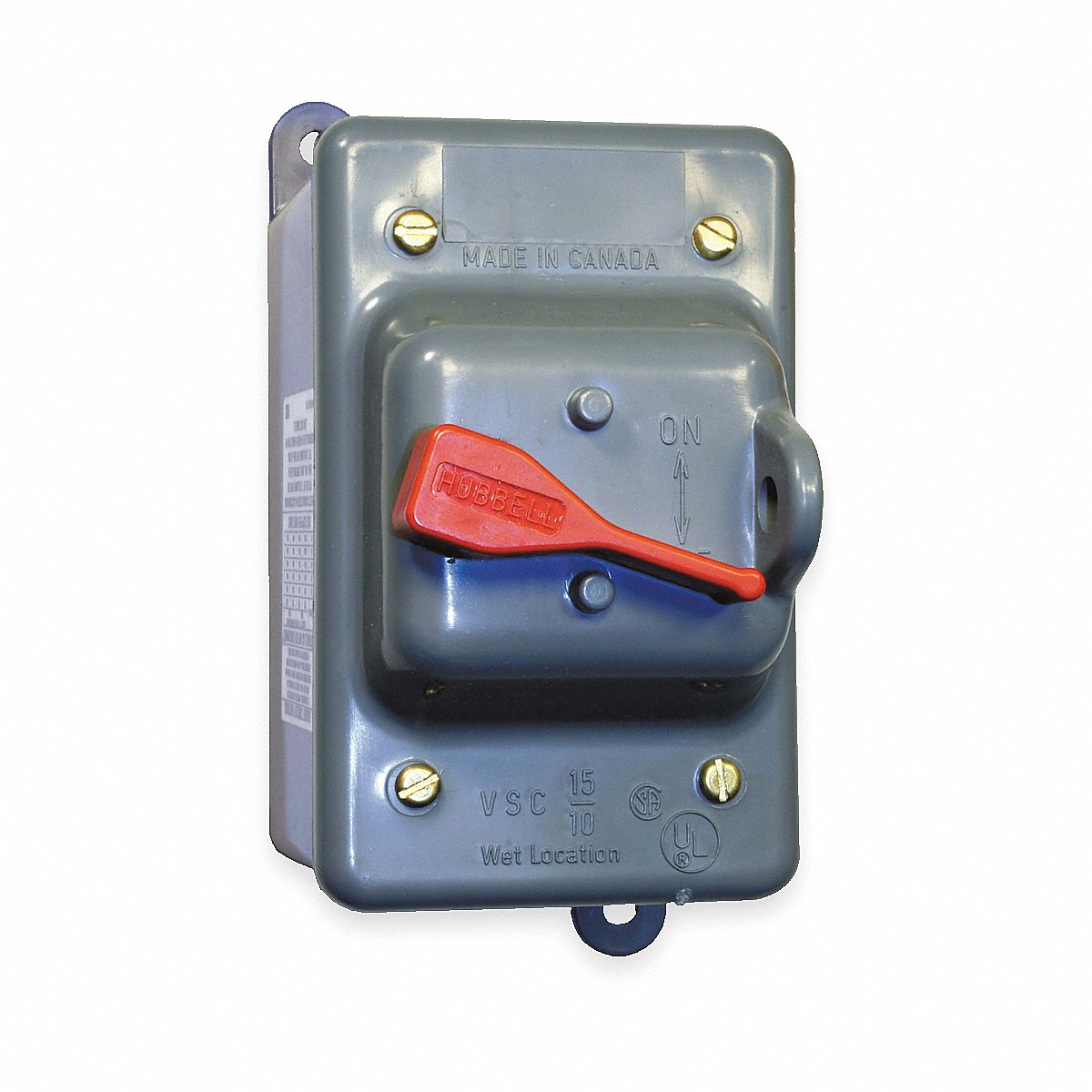 Hubbell Kellems Manualmotorswitch, Nema3R, Toggleswitch (HBL13R22)