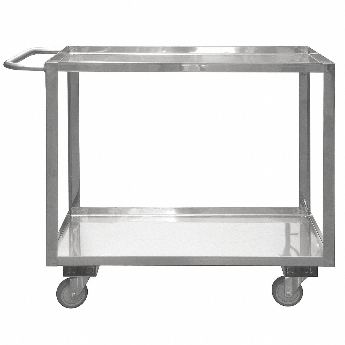 Durham Mfg Co Metal Shelf Cart, 1, 200 Lb, Ss (SRSC1624362ALU5PUS)