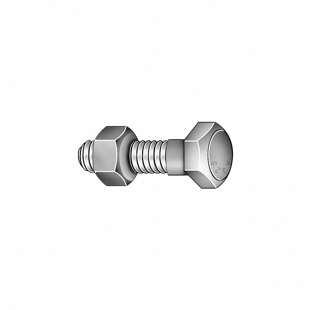 Structural Bolt Fstnr L 3 3/4 in PK5 (HCI31250375GNUSA-005BX)
