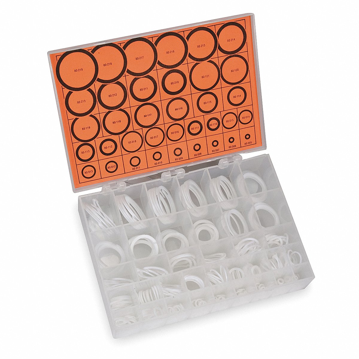 Rtd Seals Corporation Backup Ring Set, Ptfe, White (1RGZ7)