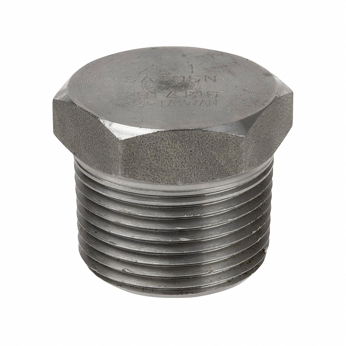 Plumbing Hex Head Plug 316 Stainless Steel 1/2 in Male NPT (1RTH4)