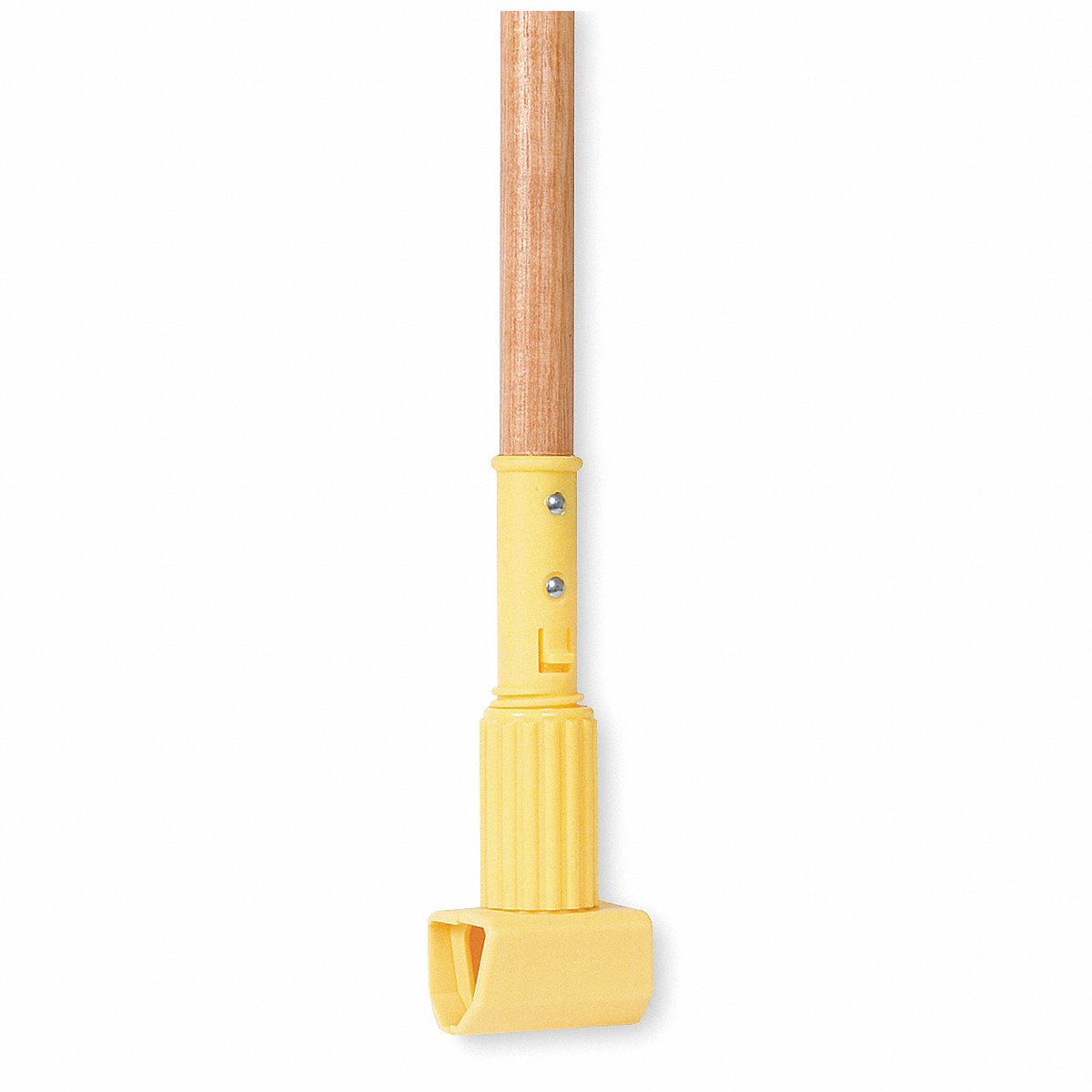 Tough Guy Wet Mop Handle, 60 in, Wood, Clamp-On (1TYY9)