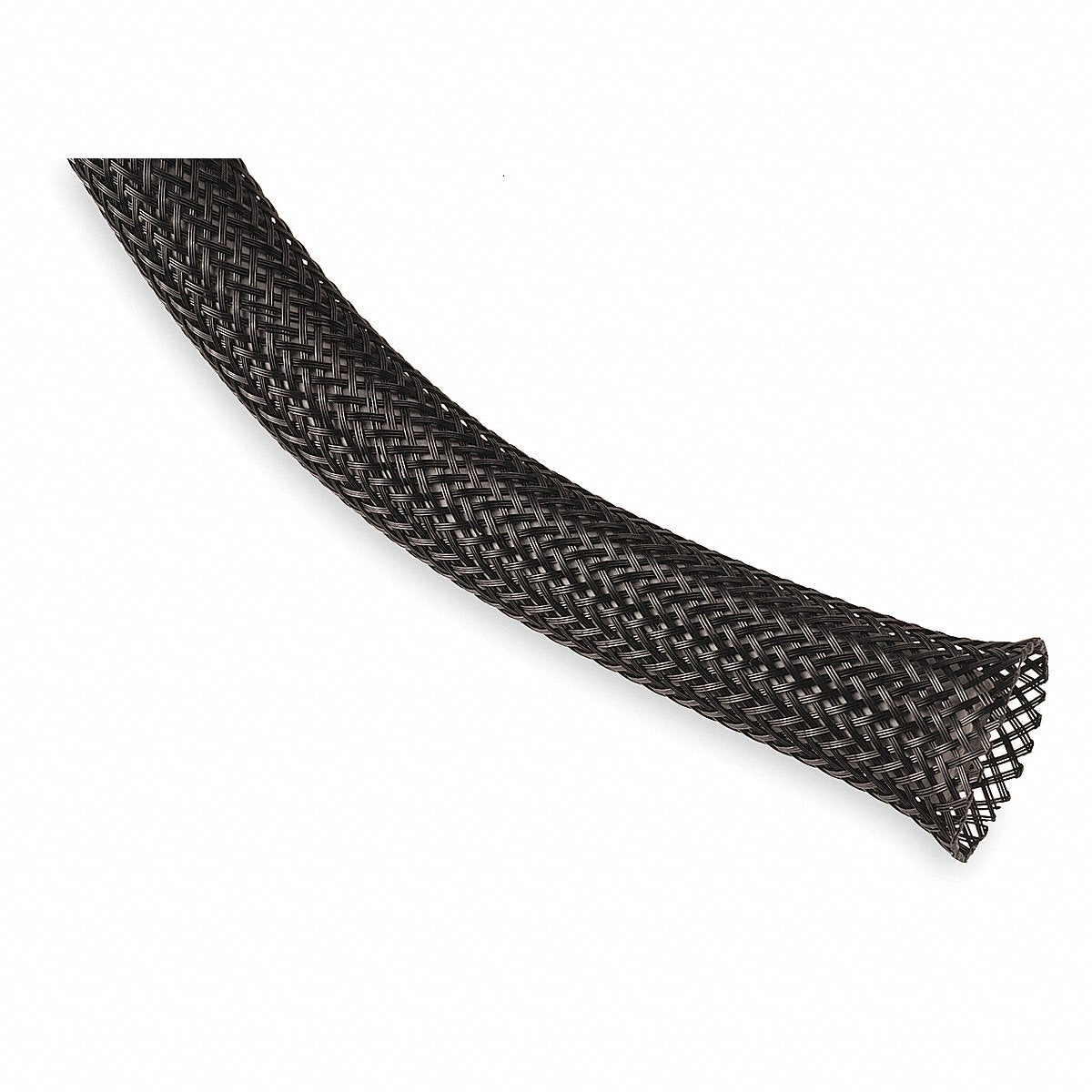 Techflex Braided Sleeving 1.250 in 250 ft Black (PTN1.25BK250)