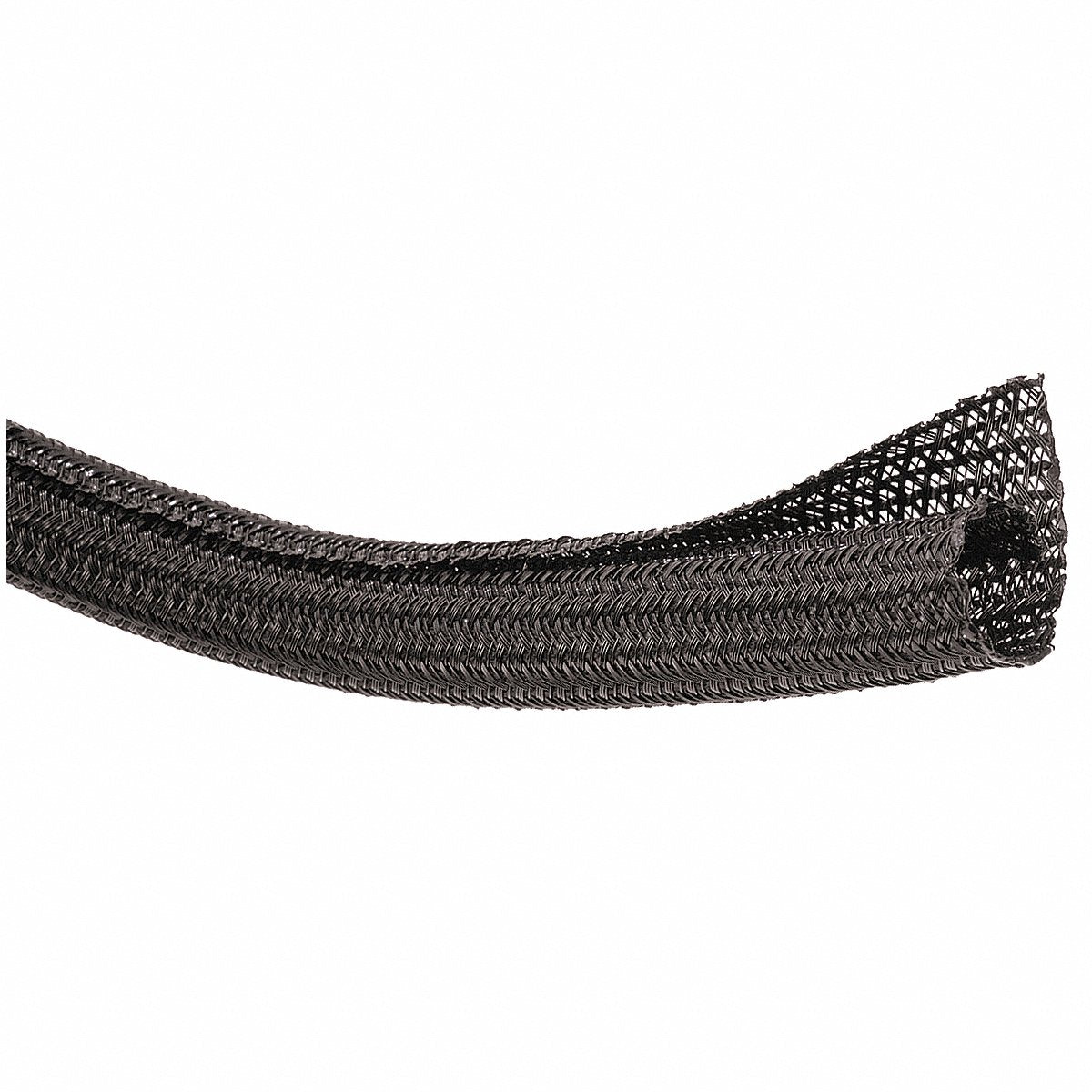 Techflex Braided Sleeving 0.250 in 100 ft Black (F6N0.25BK100)